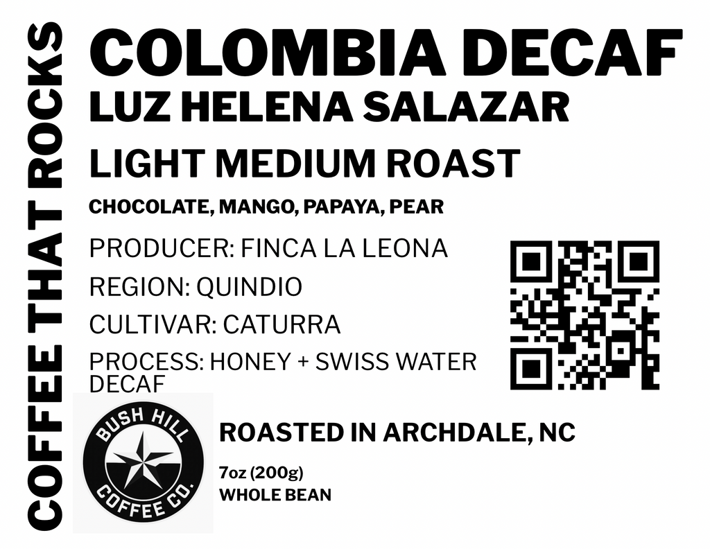 RAGE AGAINST THE CAFFEINE / COLOMBIA DECAF - FINCA LA LEONA 7oz