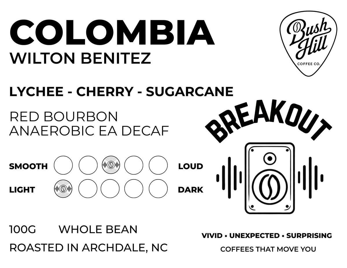 COLOMBIA ANAEROBIC EA DECAF / RAGE AGAINST THE CAFFEINE 100g