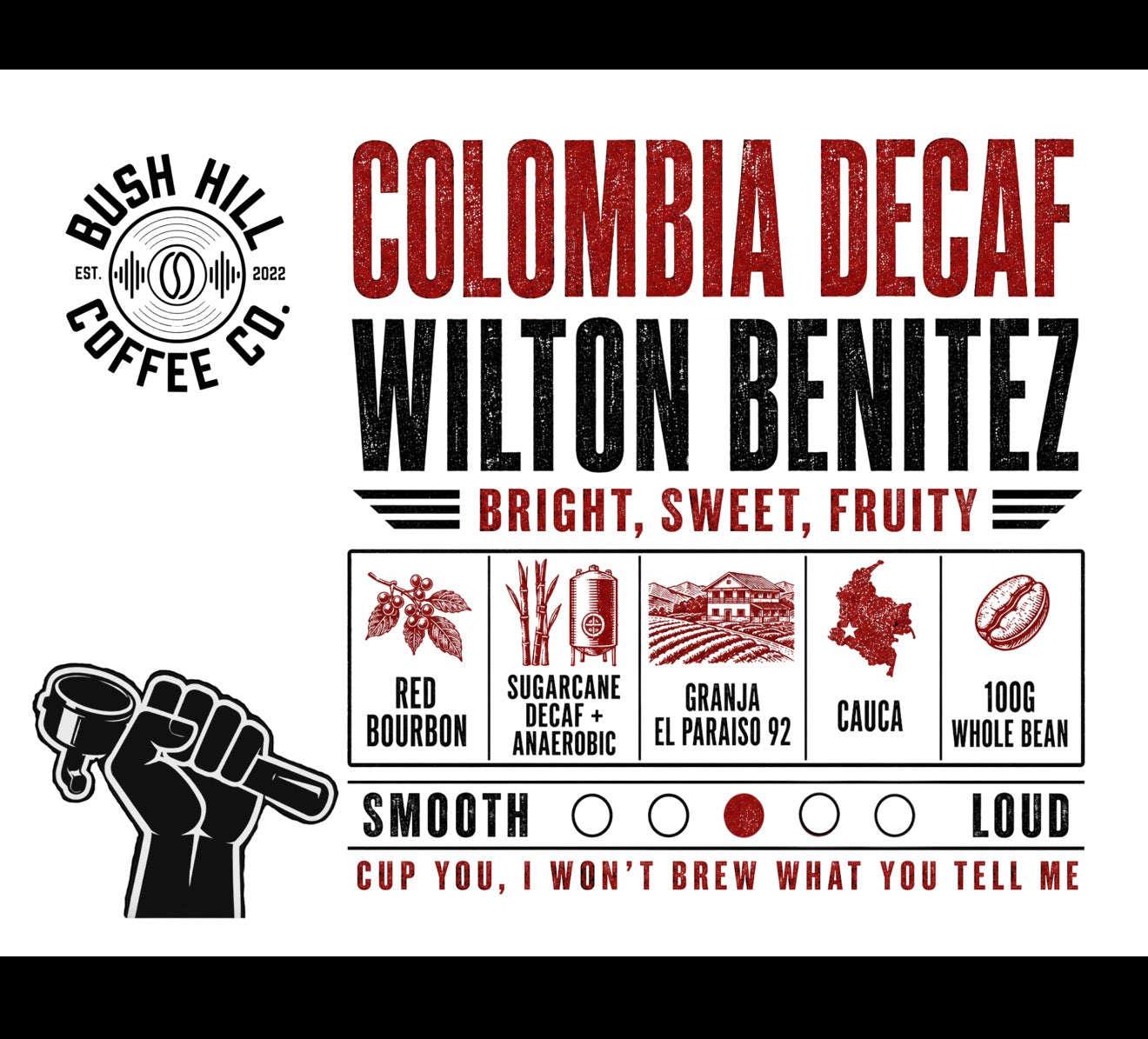 RAGE AGAINST THE CAFFEINE / COLOMBIA ANAEROBIC EA DECAF